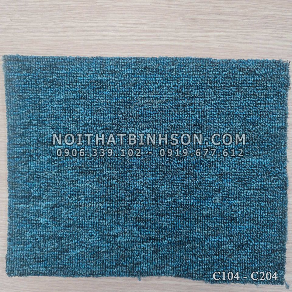 thảm cuộn rainbow C104 - C204 màu xanh dương -2