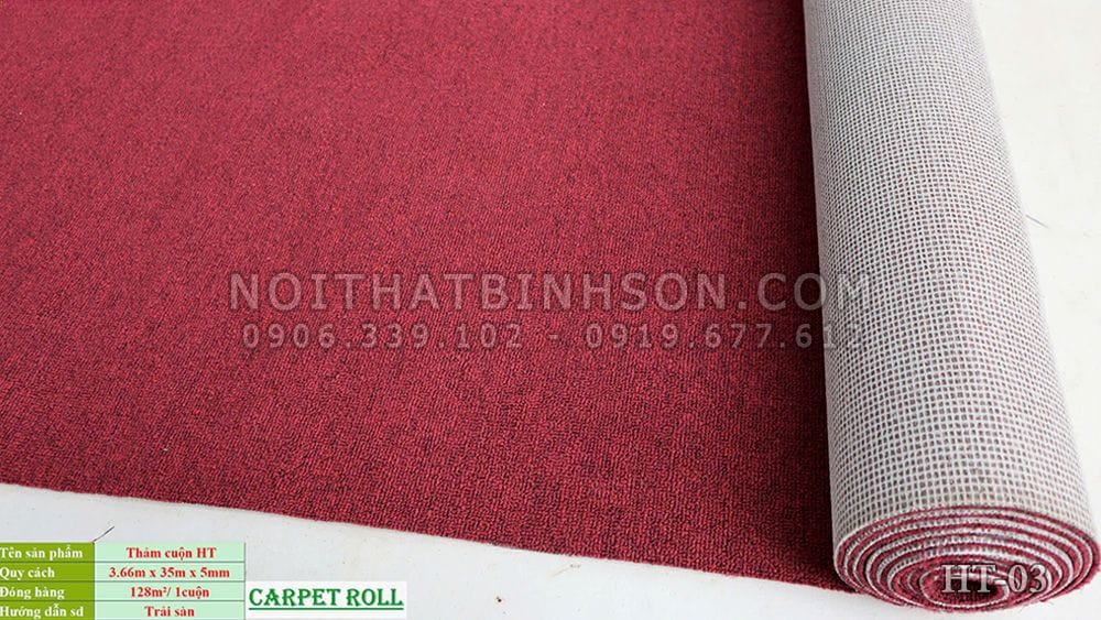 Thảm cuộn HT - phối cảnh