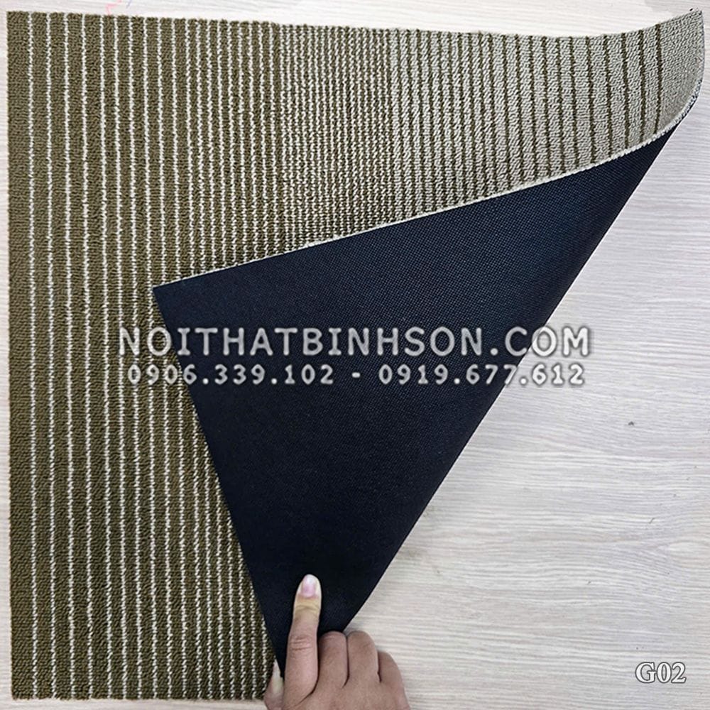 Thảm trải sàn G02 màu nâu đậm - 2