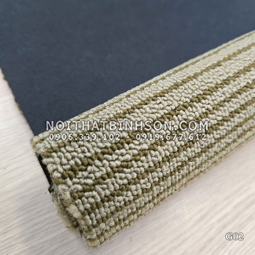 Thảm trải sàn G03 màu nâu đậm - 1