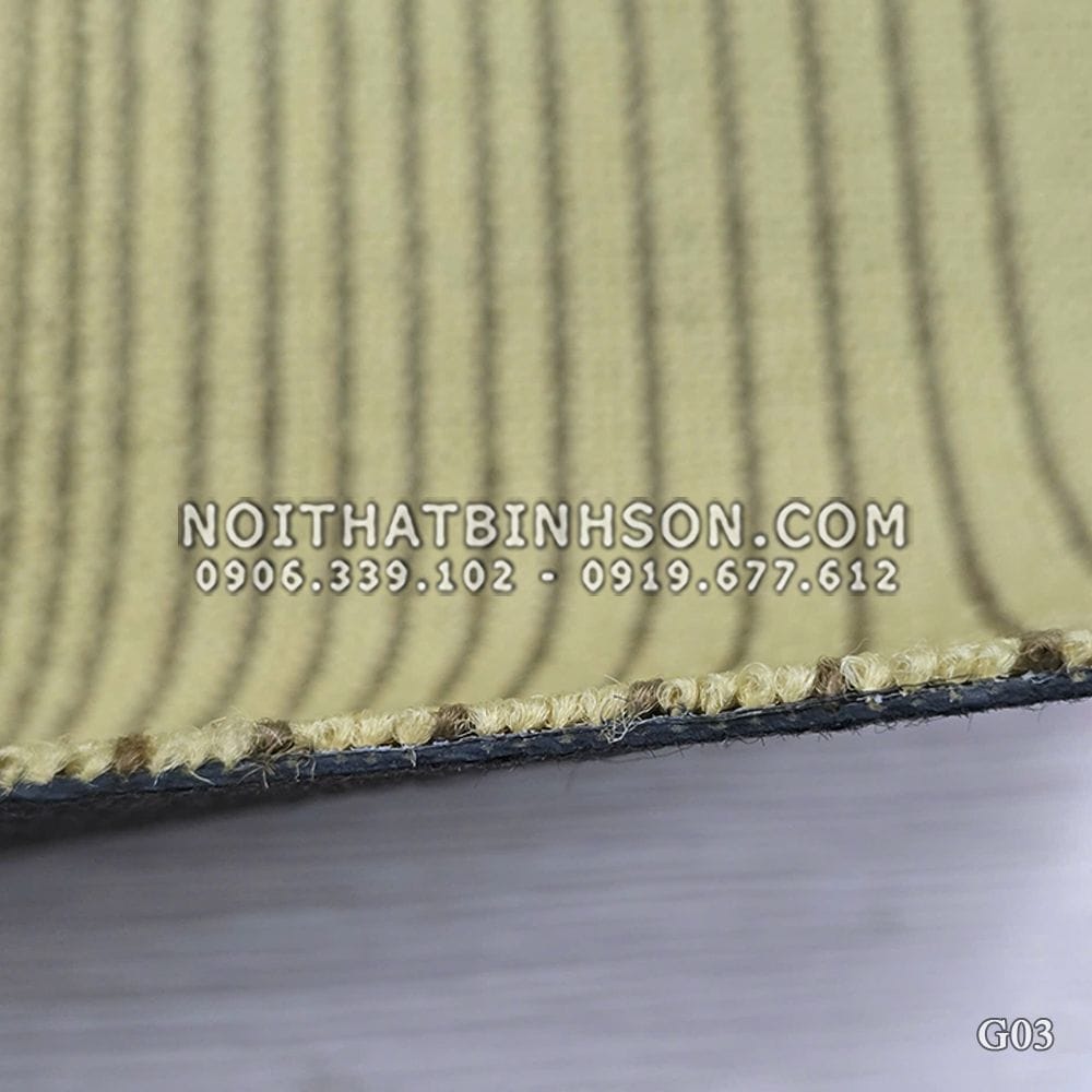 Thảm trải sàn G03 màu vàng đất - 4