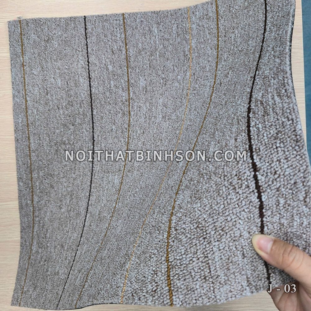 Thảm trải sàn J03 màu be - 05