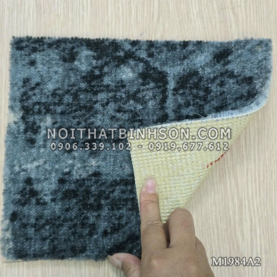Thảm trải sàn M1984A2 xám xanh dương - 3