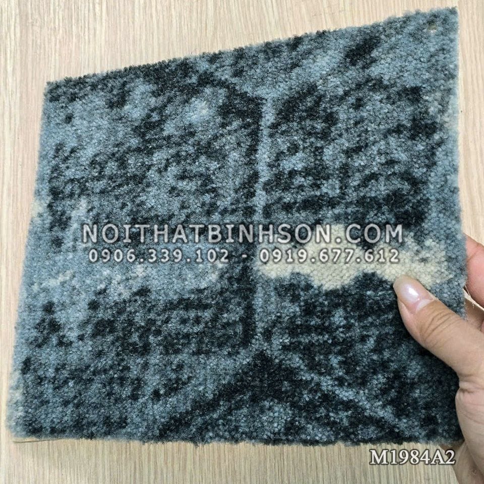 Thảm trải sàn M1984A2 xám xanh dương - 4
