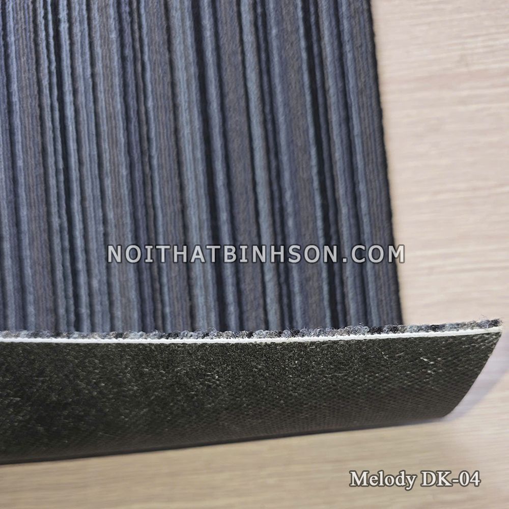 Thảm trải sàn Melody DK-04 màu đen, nâu sọc kẻ - 4