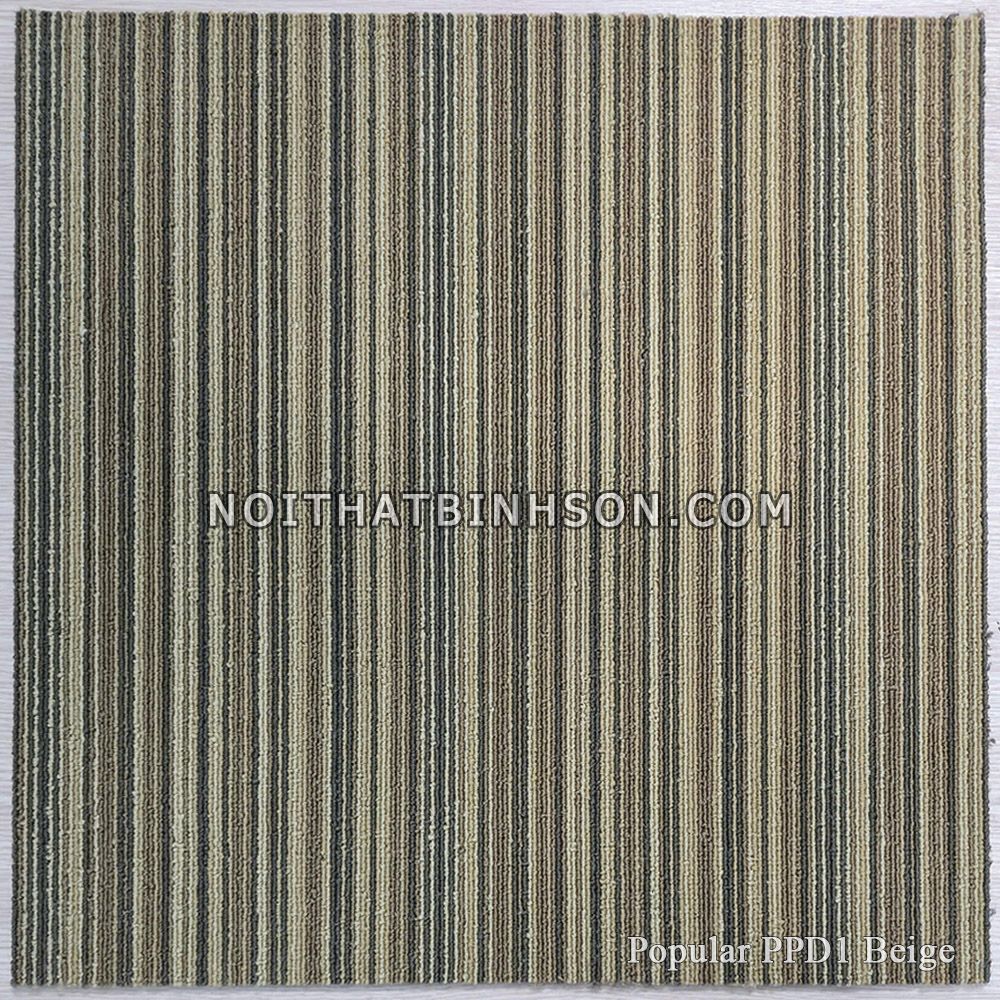 Thảm trải Popular PPD1 Beige màu vàng -0