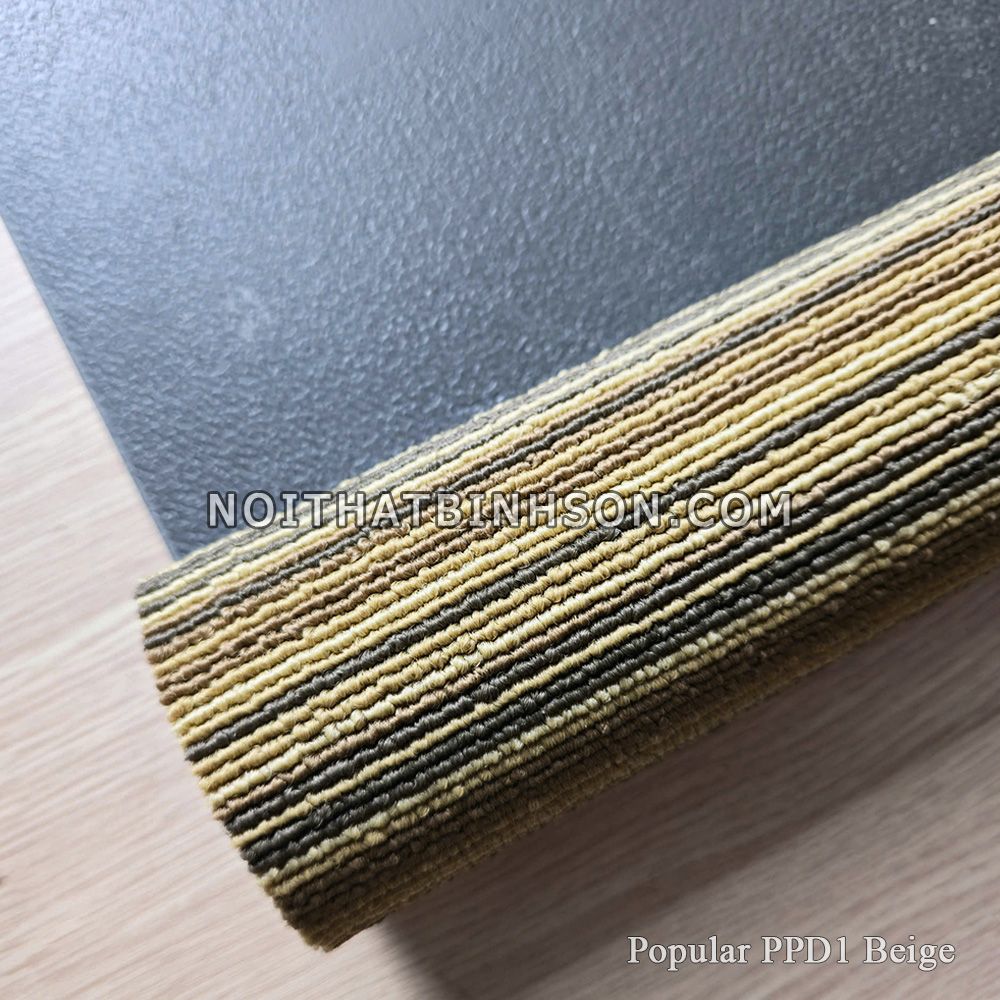 Thảm trải Popular PPD1 Beige màu vàng -1