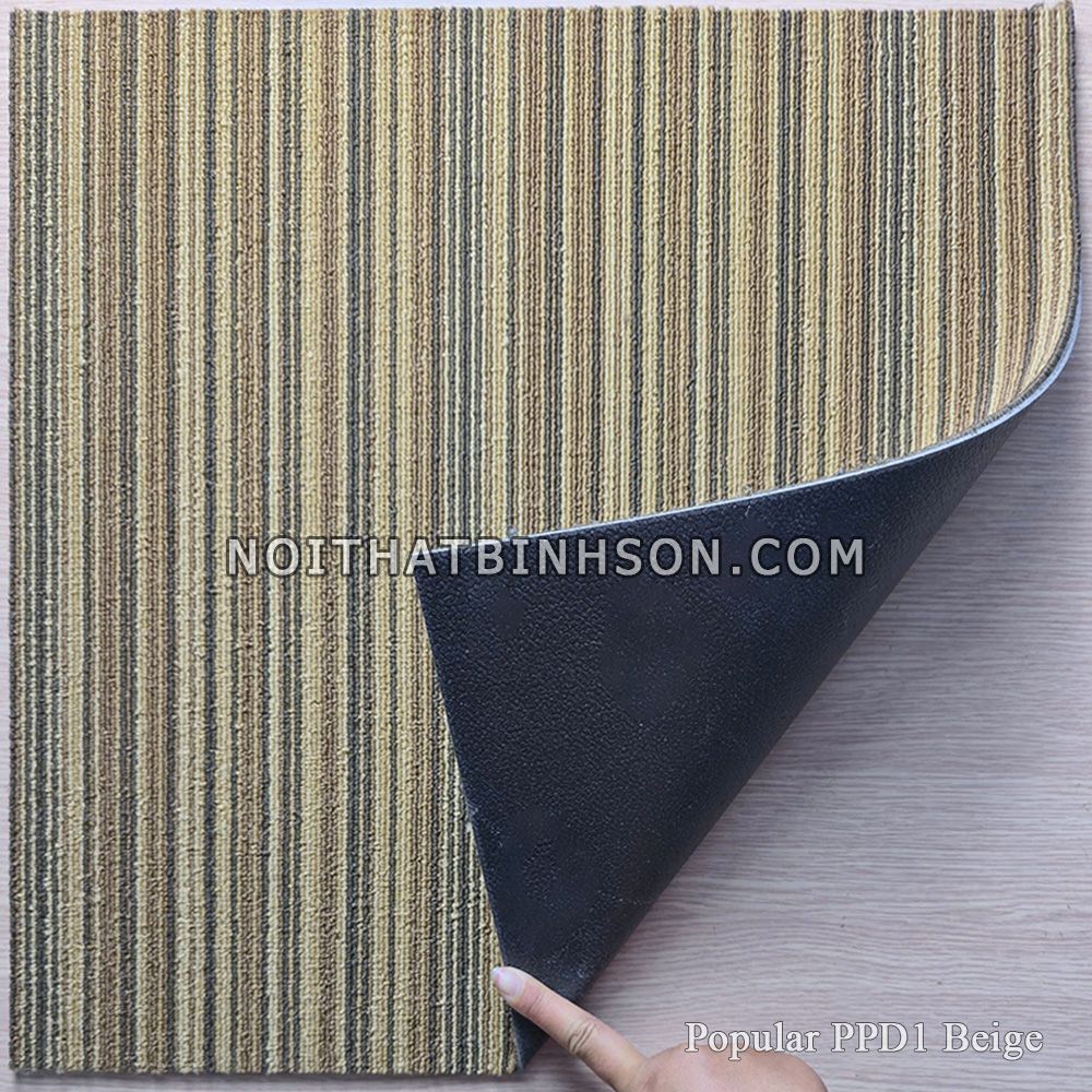 Thảm trải Popular PPD1 Beige màu vàng -2