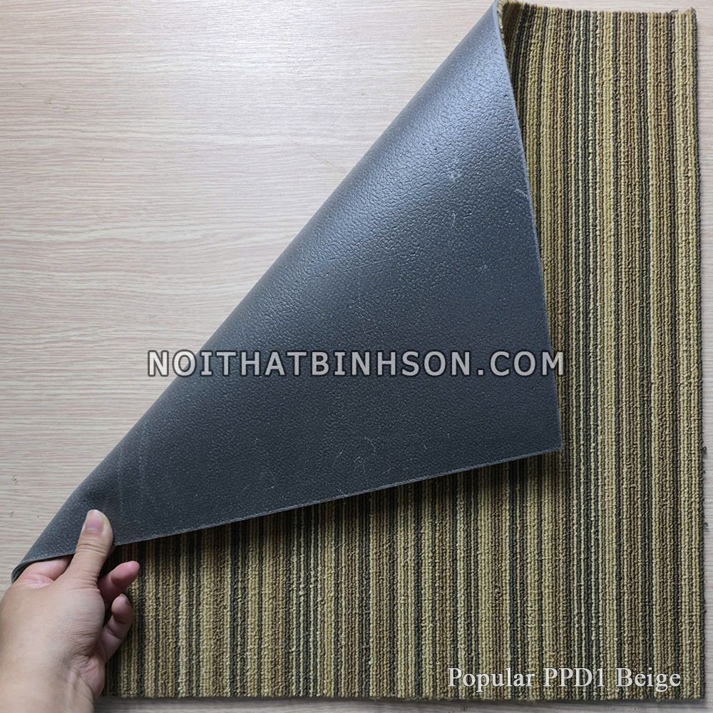 Thảm trải Popular PPD1 Beige màu vàng -3