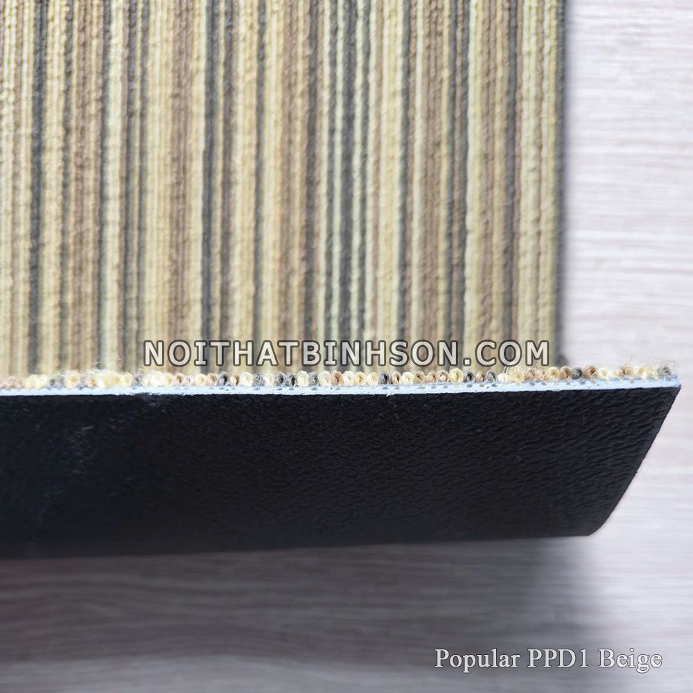 Thảm trải Popular PPD1 Beige màu vàng -4