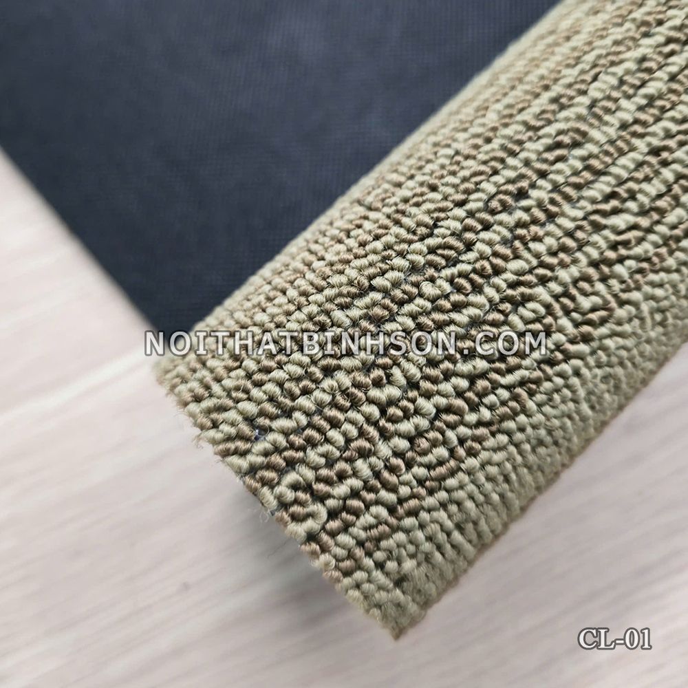 Thảm trải sàn CL-01 màu nâu đất -1