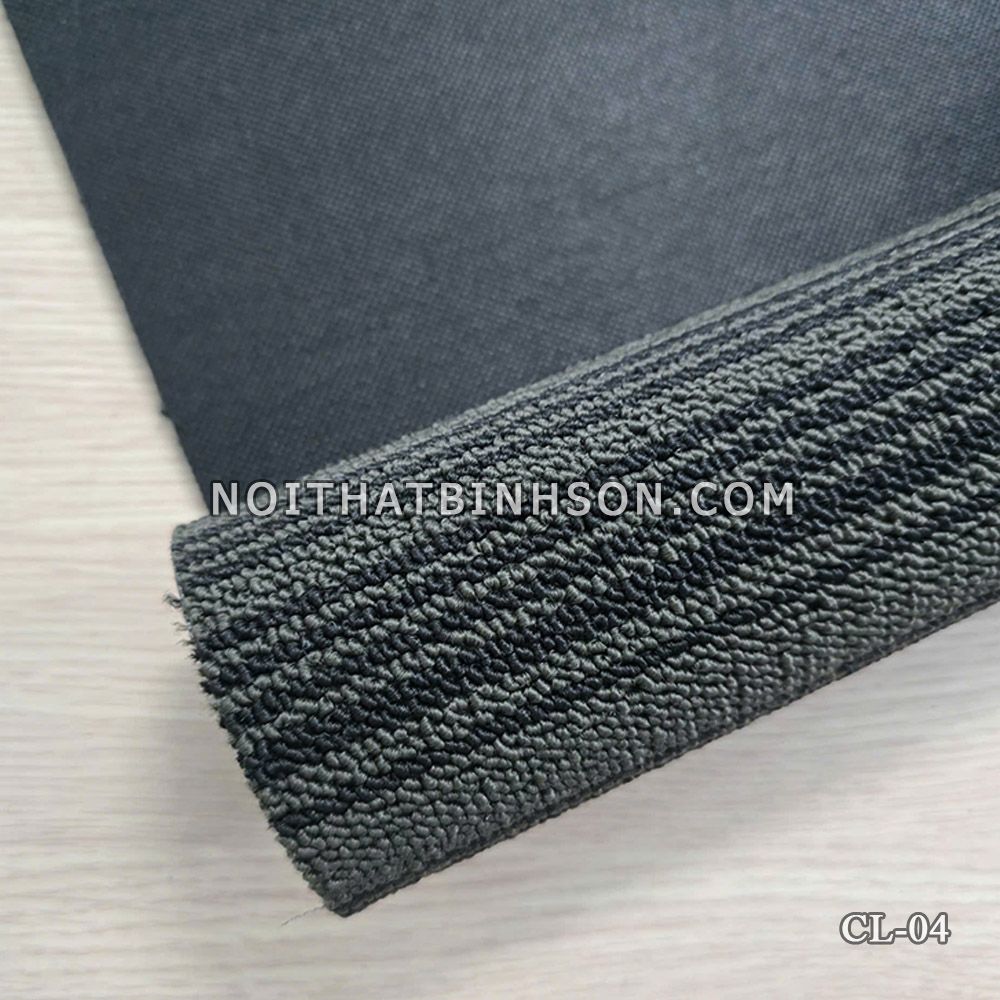 Thảm trải sàn CL-04 màu đen sọc xanh lam - 1