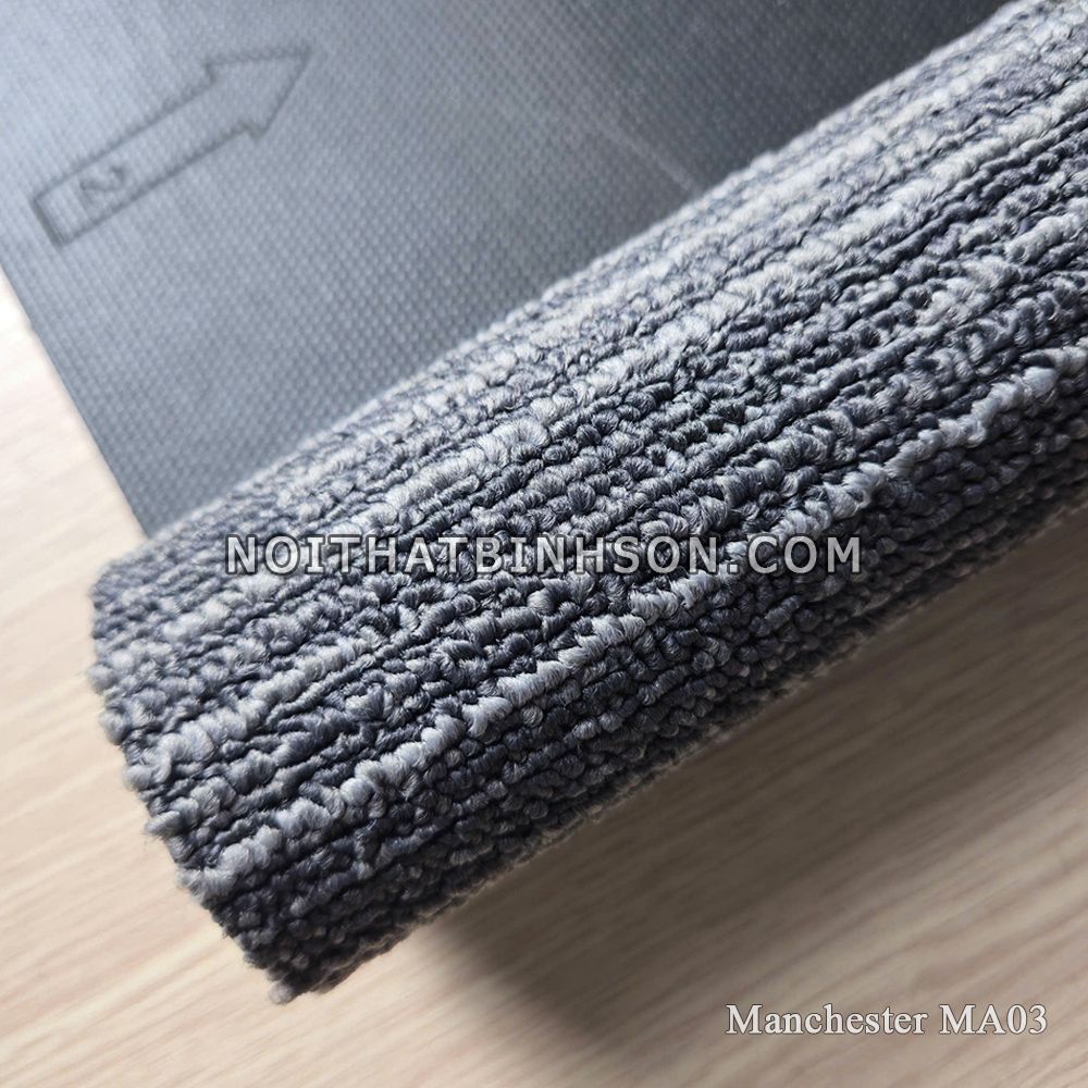 Thảm trải sàn Manchester MA03 màu xám -1