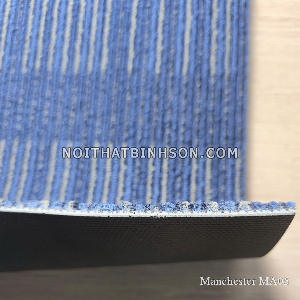 Thảm trải sàn Manchester MA05 màu xanh dương nhạt -4