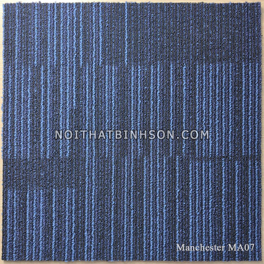 Thảm trải sàn Manchester MA07 màu xanh dương -0