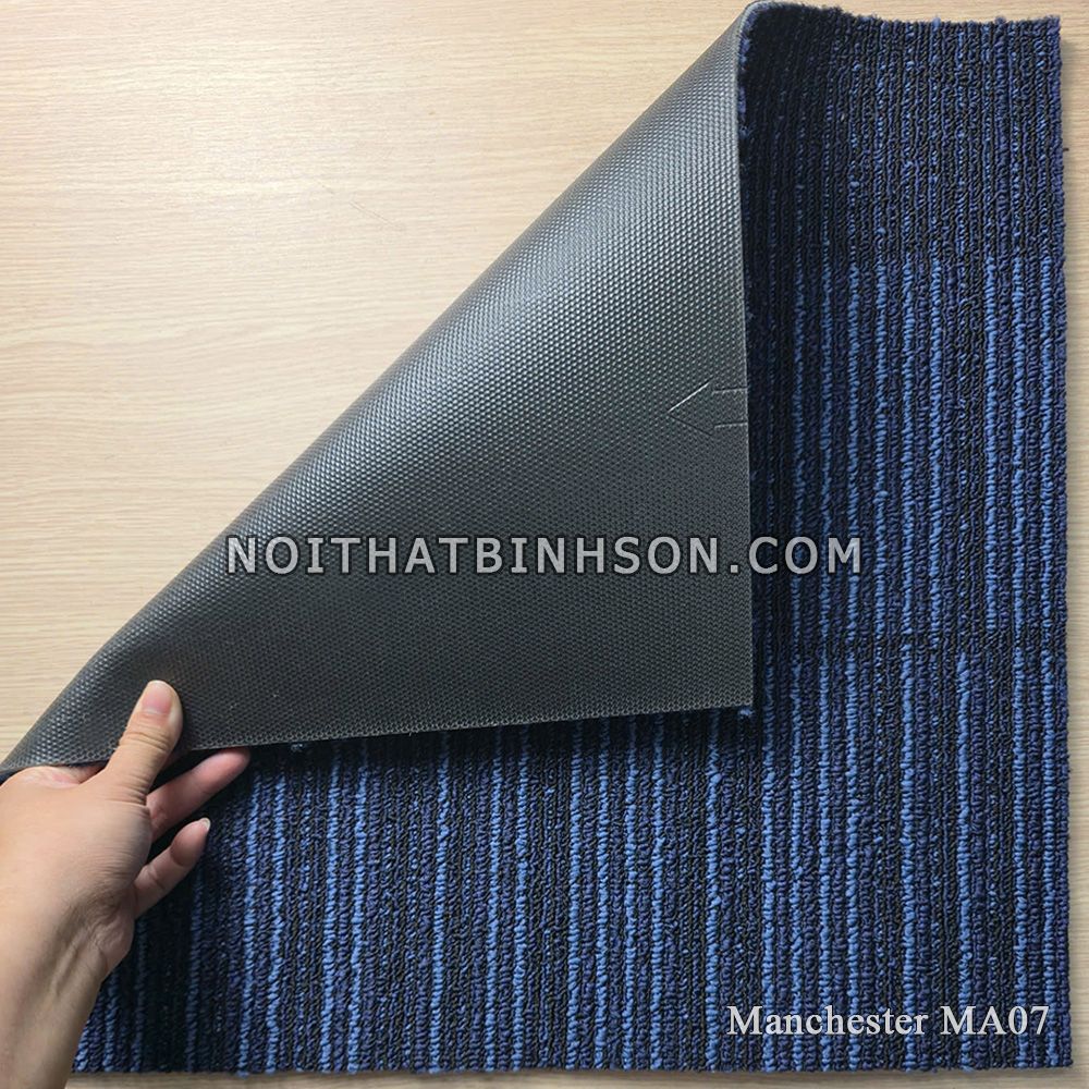 Thảm trải sàn Manchester MA07 màu xanh dương -3