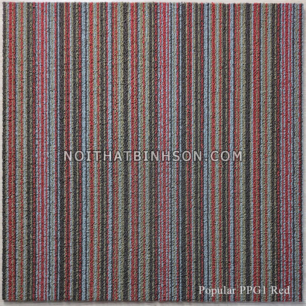 Thảm trải sàn Popular PPG1 màu đỏ -0