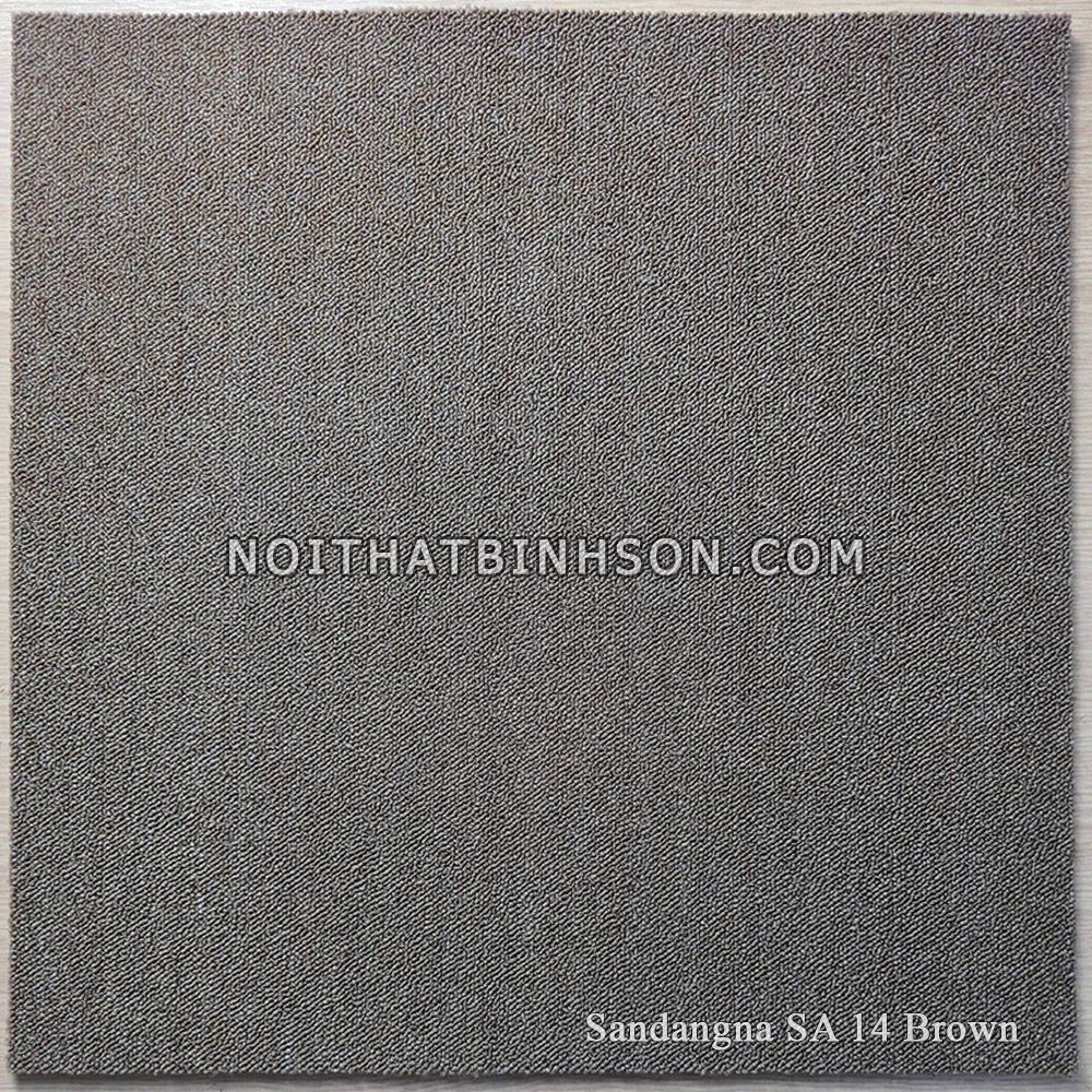 Thảm trải sàn Sandangna SA 14 Brown màu nâu đất -0