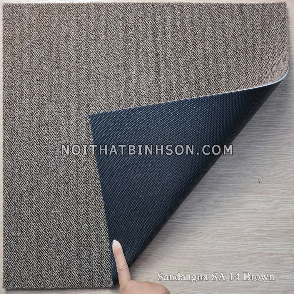 Thảm trải sàn Sandangna SA 14 Brown màu nâu đất -2