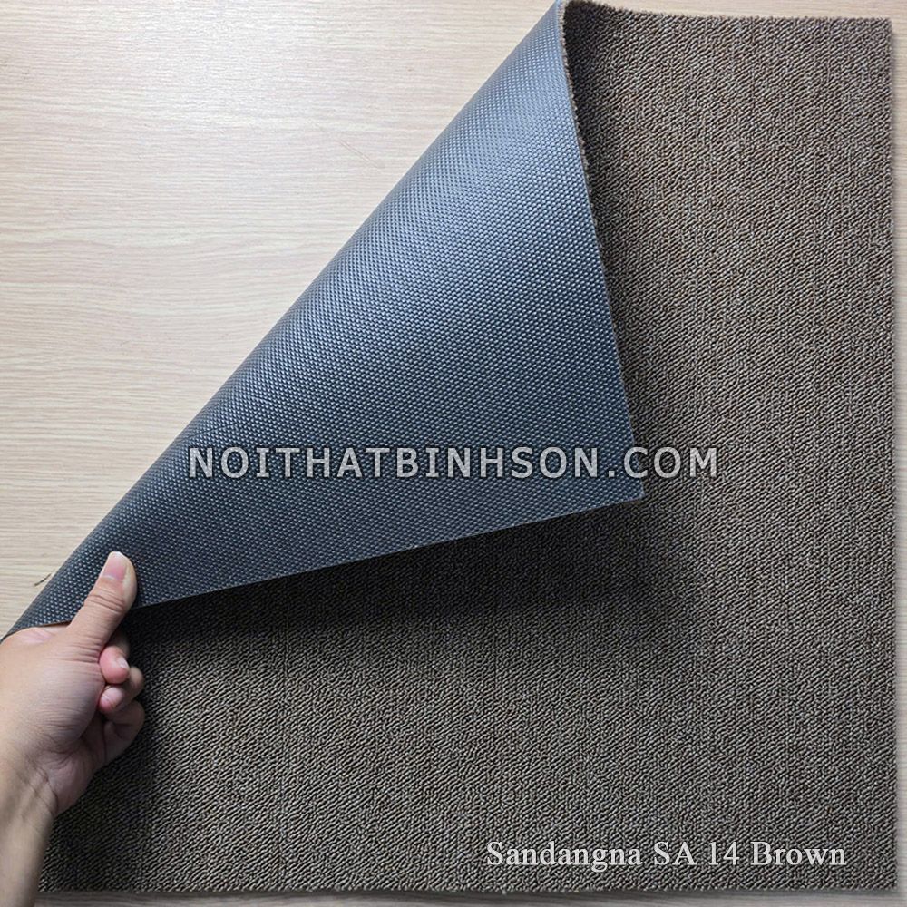 Thảm trải sàn Sandangna SA 14 Brown màu nâu đất -3