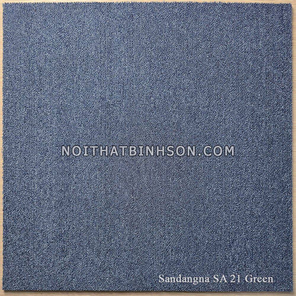 Thảm trải sàn Sandangna SA 21 Green màu xanh dương -0