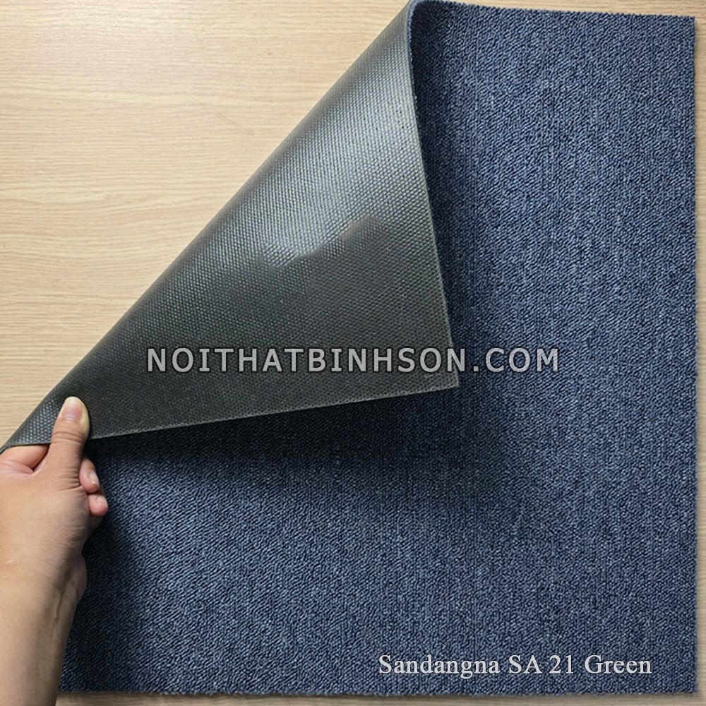 Thảm trải sàn Sandangna SA 21 Green màu xanh dương -3