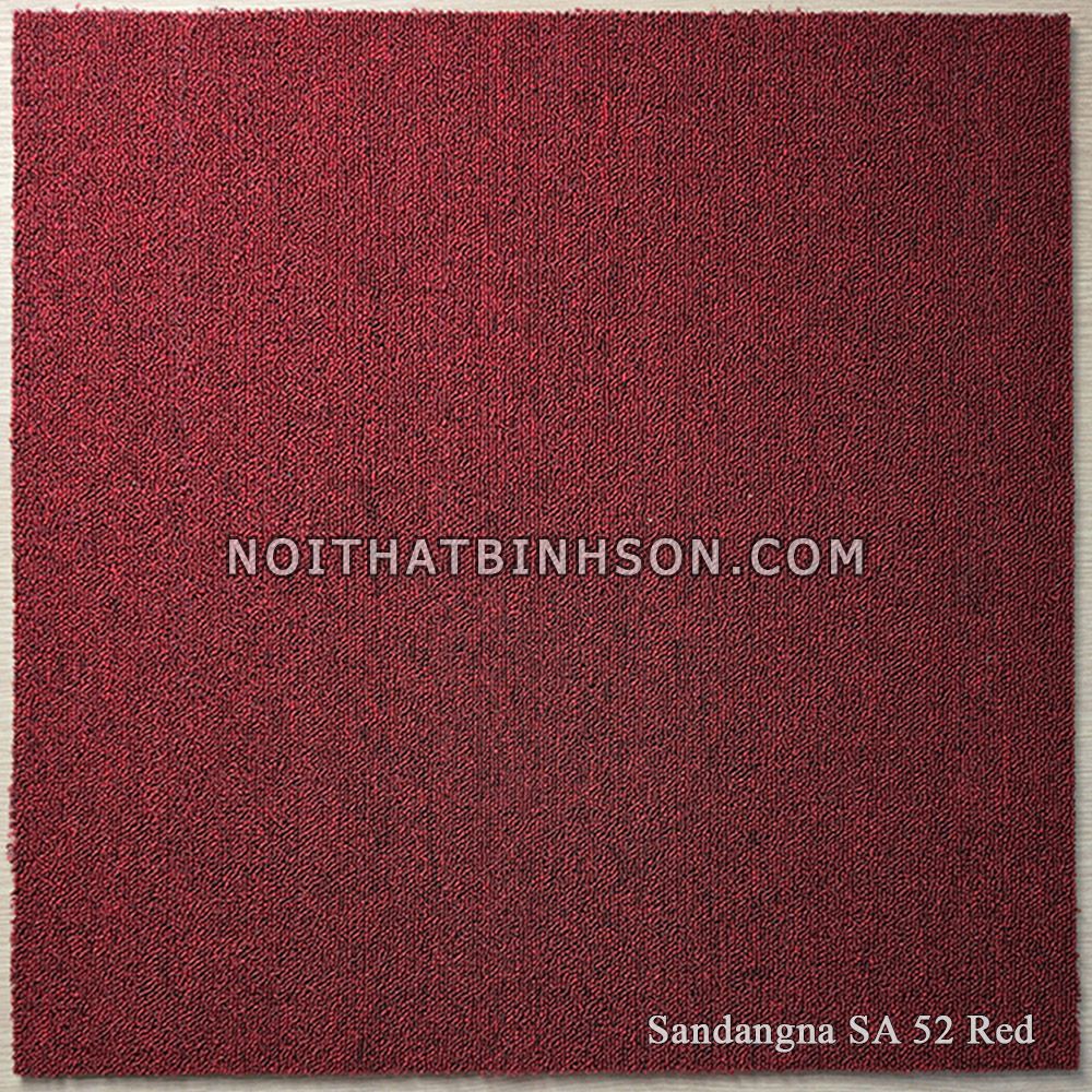 Thảm trải sàn Sandangna SA 52 màu đỏ -0