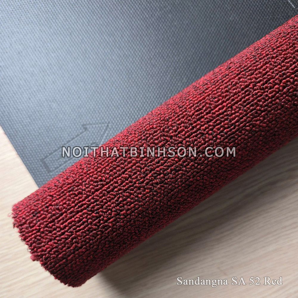 Thảm trải sàn Sandangna SA 52 màu đỏ -1