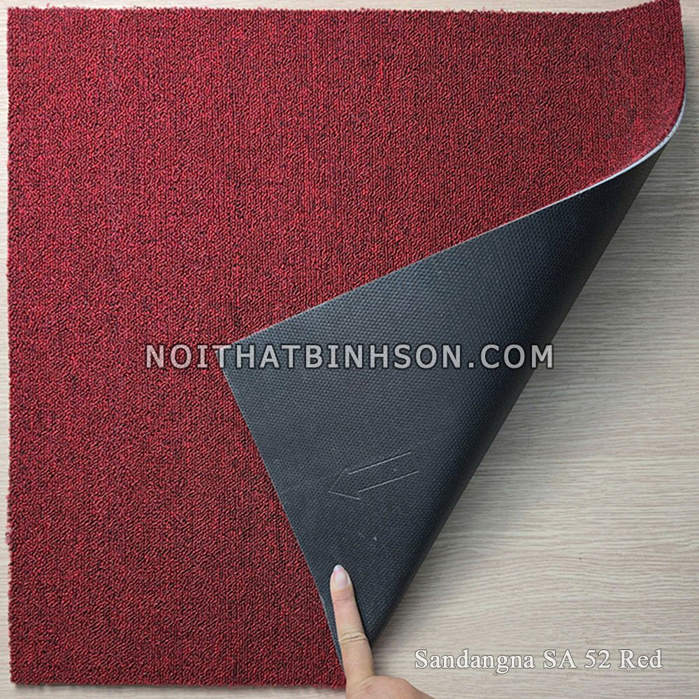 Thảm trải sàn Sandangna SA 52 màu đỏ -3